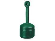 JUSTRITE 26800G Cigarette Receptacle Forest Green 4 gal.