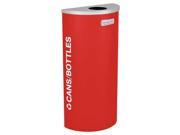 7 3 8 Stationary Recycling Container Red Tough Guy TG RC KDHR C RBX