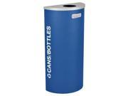 7 3 8 Stationary Recycling Container Blue Tough Guy TG RC KDHR C RYX