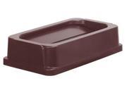 Tough Guy Rectangle Brown Trash Can 10F629