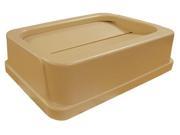 Tough Guy Rectangle Beige Trash Can 10F627
