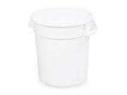 RUBBERMAID FG261000WHT Utility Container 10 gal. LLDPE White
