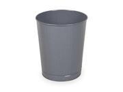 RUBBERMAID FGWB26GR Open Top Trash Can Round 6.5 gal. Gray