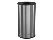 Tough Guy 18 gal. Round Silver Trash Can 48L069