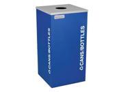 15 3 4 Stationary Recycling Container Blue Tough Guy TG RC KDSQ C RYX