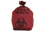 Biohazard Bag Red 1 gal. PK200 3UAF2