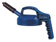 OIL SAFE 100402 Mini Spout Lid w 0.27 In Outlet Blue