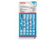 BOSCH U501A5 Jigsaw Blade Set U Shank PK 5