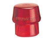 Replaceable Hammer Tip Soft Face Red Halder Simplex 3206050