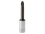 SK PROFESSIONAL TOOLS 44483 Socket Bit 1 4 in. Dr 2 Phillips G4443625