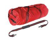 Westward 24 Duffel Bag Zipper Closure 3 Pockets Red 25F572