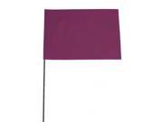 3JVR2 Marking Flag, Purple, Blank, Vinyl, PK100 3JVR2 Marking Flag, Purple, Blank, Vinyl, PK100