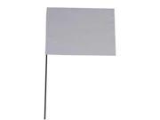 3JVA2 Marking Flag White Blank Vinyl PK100