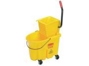 ABILITY ONE 7920013433776 Mop Bucket and Wringer Yellow Plastic