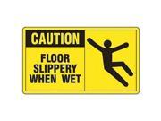 Caution Sign Accuform Signs MSTF622VA 7 Hx10 W