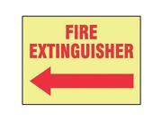 Fire Extinguisher Sign Accuform Signs MLFX548GP 10 Hx14 W