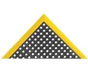 3 ft. 4 Studded Drainage Mat Black with Yellow Border Notrax 549S2840YB