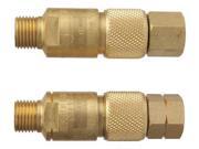 VICTOR 0656 0000 Hose Quick Connect Brass 9 16in 18 PK2 G7551302