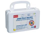 First Aid Only ANSI Compliant First Aid Kit 46 Pieces Plastic Case