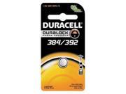 DURACELL D384 392BPK Button Cell Battery 384 392 Silver Oxide