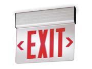 Acuity Lithonia Aluminum LED Exit Sign with Battery Backup EDGNY 1 R EL