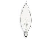 GE LIGHTING 25CAC L Incandescent Light Bulb CA10 25W