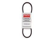 Dayton V Belt A Fabric Cover Rubber Body Polyester Cords 3GWH1