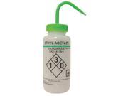 Lab Safety Supply Translucent Wash Bottle 16 oz. 6 Pack 24J913