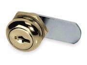 AMERICAN LOCK ADCL3803 Disc Cam Lock Brass 5 Pin Length 3 8 In