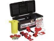 BRADY 105960 Portable Lockout Kit Black Electrical 15