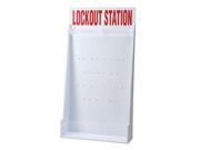 BRADY 50997 Lockout Station Unfilled 18 In H