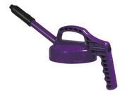 OIL SAFE 100307 Stretch Spout Lid w 0.5 In Outlet Purple
