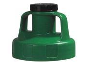 OIL SAFE 100205 Utility Lid w 2 In Outlet Mid Green
