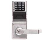 LOCDOWN PDL6100IC 26D Electronic Lock Brushed Chrome 12 Button