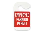 BATTALION 2XKE7 Employee Parking Permit Red PK 5