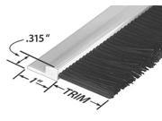 TANIS RPVC213072 Stapled Set Strip Brush PVC Length 72 In