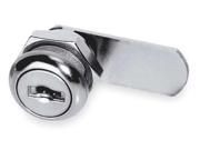 AMERICAN LOCK ADCL5814A Disc Cam Lock Nickel 5 Pin Length 5 8 In