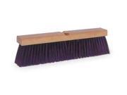 Tough Guy Maroon Synthetic Heavy Duty Push Broom 2PYV6