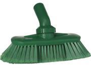 VIKAN 70672 Deck Split Bristle Brush Green 8 In