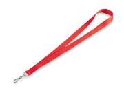BATTALION 2XKH9 Flat Neck Cord Red 5 16 In PK 10
