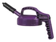OIL SAFE 100407 Mini Spout Lid w 0.27 In Outlet Purple