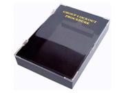 SAALMAN SAFETY GLP 21186 GROUP LOCKOUT BOX PROCEDURE BLACK PC