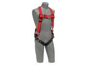 PROTECTA 1191371 Full Body Harness S M 420 lb. Red