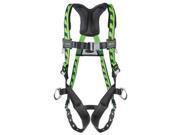 MILLER BY HONEYWELL AC TB D2 3XL Full Body Harness 2XL 3XL 400lbs. Blk Gr