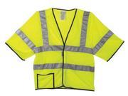 OCCUNOMIX LUX HSCOOL3 Y3X High Visibility Vest Class 3 3XL Yellow