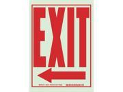 Exit Sign Brady 80288