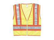 ML KISHIGO 1056 M High Visibility Vest Class 2 M Lime