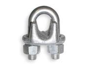 4DV41 Wire Rope Clip U Bolt 5 8In Forged Steel