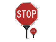TAPCO 2180 00301 LED Paddle Sign Stop Stop White Red