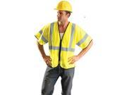 OCCUNOMIX ECO GCZ3 Y4 5X Hi Vis Vest Yellow Class 3 Size 4 5XL